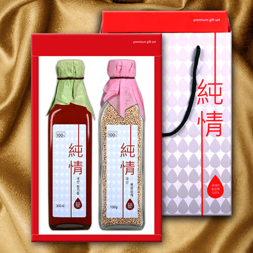 [국산]순정참기름/볶음참깨2P 2호(300ml/130g)