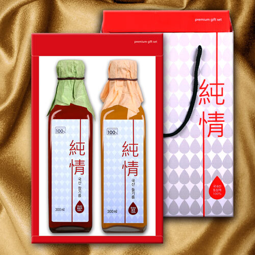 [국산]순정참기름/들기름2P 4호(300ml*2)