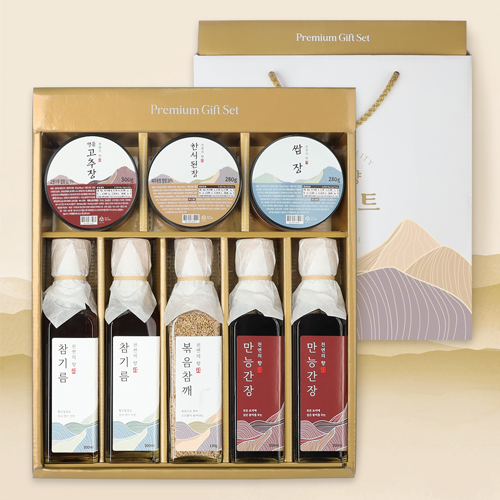 [천연의향]프리미엄 8P(참2/간2/깨/장류3종)